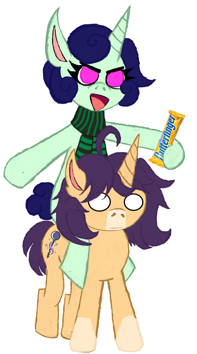 Minty Juniper and Ruby Twinklemoon Minty Juniper and Ruby Twinklemoon (OC by @usagirubes)